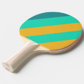 太陽に照らされた海はっきりしたのストライプ 卓球ラケット (正面アングル)