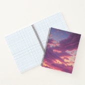 太陽に照らされた空 ノートブック (内部)