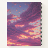 太陽に照らされた空 ノートブック (裏面)