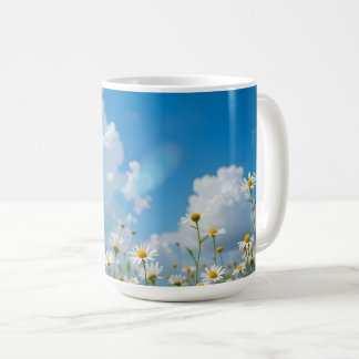 太陽に照らされた花弁 コーヒーマグカップ