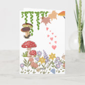 太陽に輝く瞬間、19年の愛を育む カード (裏面)