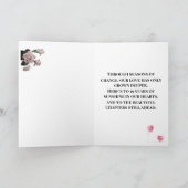 太陽に輝く瞬間、19年間の愛の成長 カード (内部)