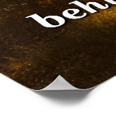 太陽に顔を向ける ポスター (角)