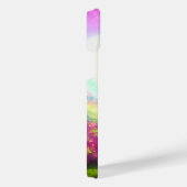 太陽に魅了された白熱［赤熱］光を放つ庭 iPhoneケース (右側面)