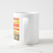 ...太陽に…ジュッタ・ゲイブリエルによるアート… ジャンボコーヒーマグカップ (裏面)