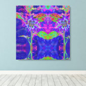 太陽のおもしろい – 青 キャンバスプリント (インサイチュ (ウッドフロア))