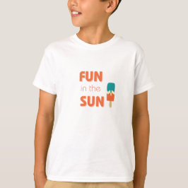 太陽のおもしろいKids Tシャツ