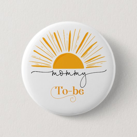 太陽のお母さんになる 缶バッジ (正面)