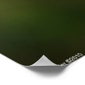 太陽のさくらんぼでワイルドな花を咲かせるポスター ポスター (角)