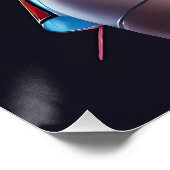 太陽のしゃれているKen Gage Art ポスター (コーナー)