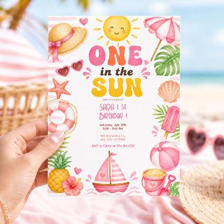 太陽のなかのひとり 誕生日 夏 可愛い 招待状