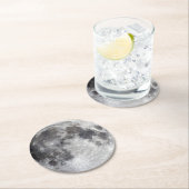 太陽のなコースター-ペーパー月2の6のセット ラウンドペーパーコースター (インサイチュ)