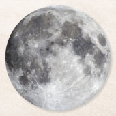 太陽のなコースター-ペーパー月2の6のセット ラウンドペーパーコースター (正面)