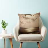 太陽のな効果-海1857年(a.c.からの卵白のプリント クッション (椅子)