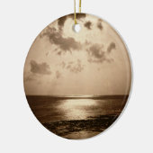 太陽のな効果-海1857年(a.c.からの卵白のプリント セラミックオーナメント (左)