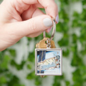 太陽のな動力を与えられた宇宙局の横断面 キーホルダー (手)