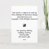 太陽のな回転 カード (裏面)