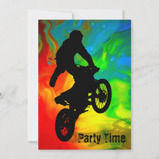 太陽のな溶解のモトクロス 招待状 (正面)