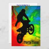 太陽のな溶解のモトクロス 招待状 (正面/裏面)