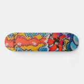 太陽のな目でスケートで滑ること スケートボード (横)