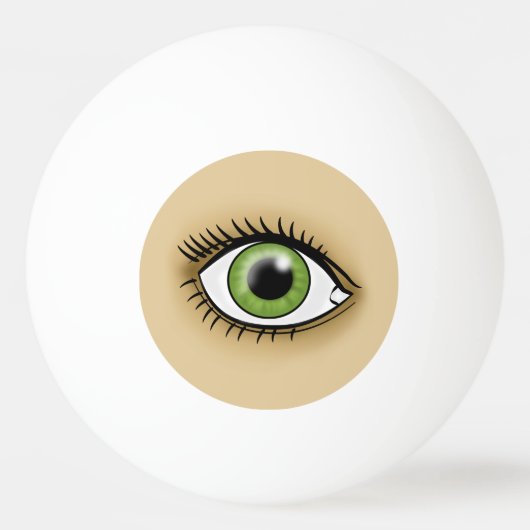 太陽のな緑の瞳 卓球ボール (裏面)