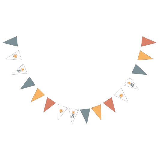 太陽ののまわりに最初の旅 バンティングフラッグ (全)