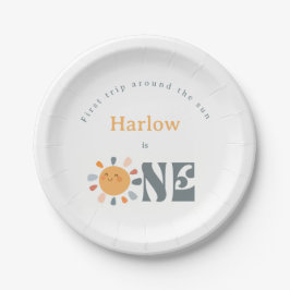 太陽ののまわりに最初の旅 ペーパープレート