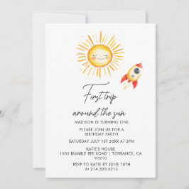 太陽ののまわりに最初の旅 招待状