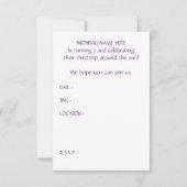 太陽ののまわりに第3回 招待状 (裏面)