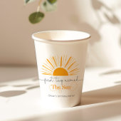 太陽ののまわりに誕生日初ミニマル旅行 紙コップ