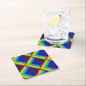 太陽のはかりで測 スクエアペーパーコースター (インサイチュ)