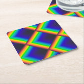 太陽のはかりで測 スクエアペーパーコースター (アングル)
