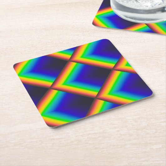 太陽のはかりで測 スクエアペーパーコースター (アングル)