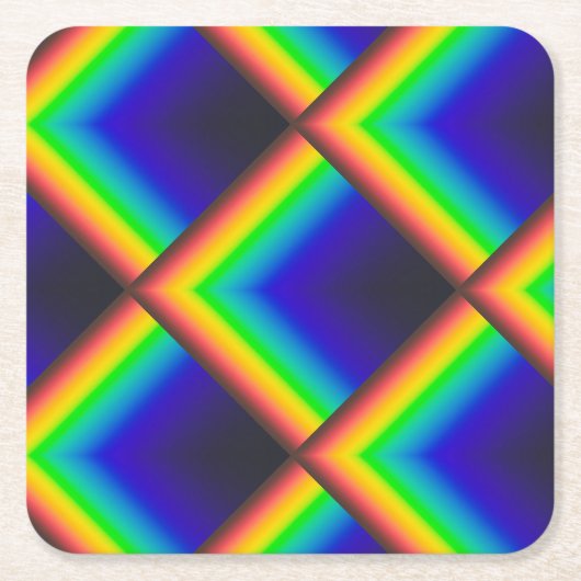 太陽のはかりで測 スクエアペーパーコースター (正面)