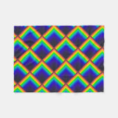 太陽のはかりで測 フリースブランケット (正面(横))