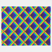 太陽のはかりで測 フリースブランケット (正面(横))