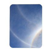 太陽のまわりにに光を当てる マグネット (縦)