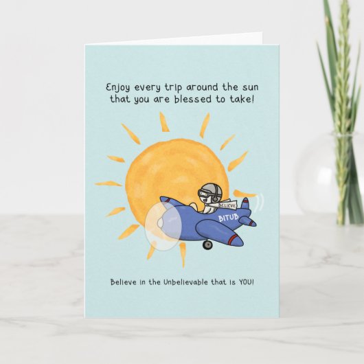 太陽のまわりにの旅 カード (正面)