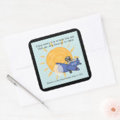 太陽のまわりにの旅 スクエアシール (封筒)