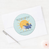 太陽のまわりにの旅 ラウンドシール (封筒)