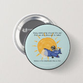 太陽のまわりにの旅 缶バッジ (正面&裏面)