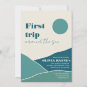 太陽のまわりにの旅 |誕生日招待状 招待状 (正面)