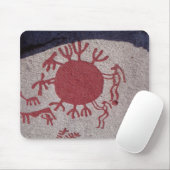 太陽のまわりの姿そして動物 マウスパッド (マウス)