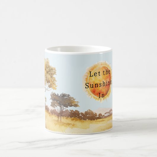 太陽のもとへサンサファリ コーヒーマグカップ (中央)