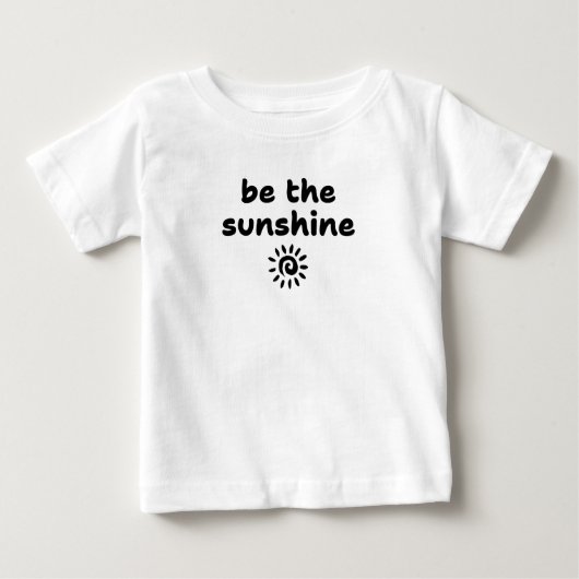 太陽のような存在である ベビーTシャツ (正面)