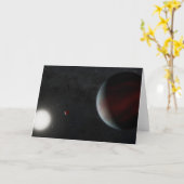 太陽のような恒星叙事詩を周回する惑星249731291 カード (黄色い花)