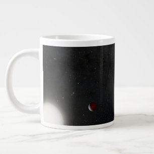 太陽のような恒星叙事詩を周回する惑星249731291 ジャンボコーヒーマグカップ