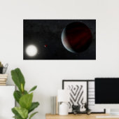 太陽のような恒星叙事詩を周回する惑星249731291 ポスター (ホームオフィス)