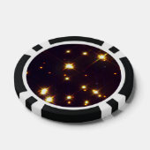 太陽のような星と赤い星の中の白い矮星 ポーカーチップ (シングル)