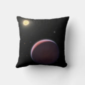 太陽のような星ケプラー51と3つの巨大な惑星。 クッション (裏面)